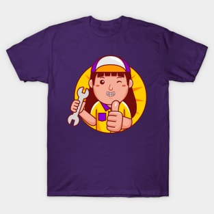 Mechanic Woman T-Shirt